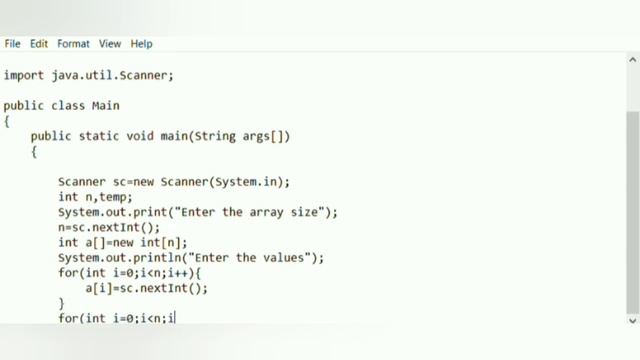 Sort the values In Descending Order Java Program смотреть онлайн