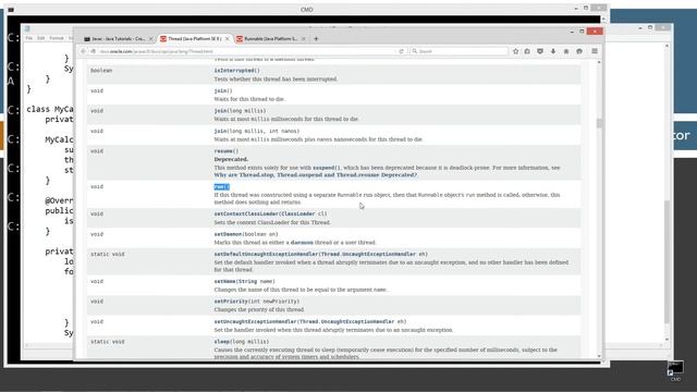 Learn Java Programming - Creating a Thread Part Two Tutorial смотреть онлайн