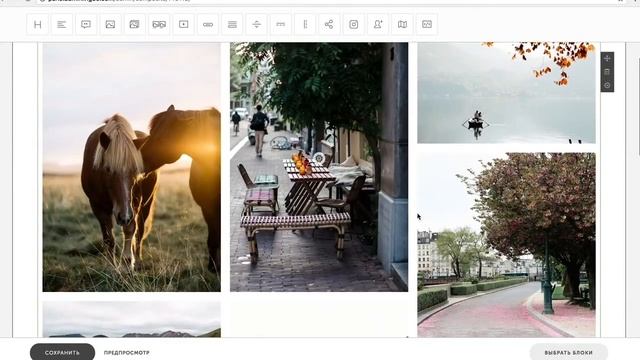 Как заполнить фотогалерею - конструктор сайтов Vigbo | vigbo.com смотреть онлайн