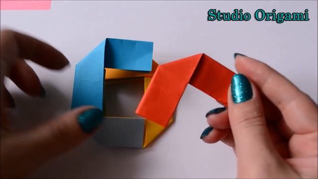 Радуга-пружинка из бумаги смотреть онлайн