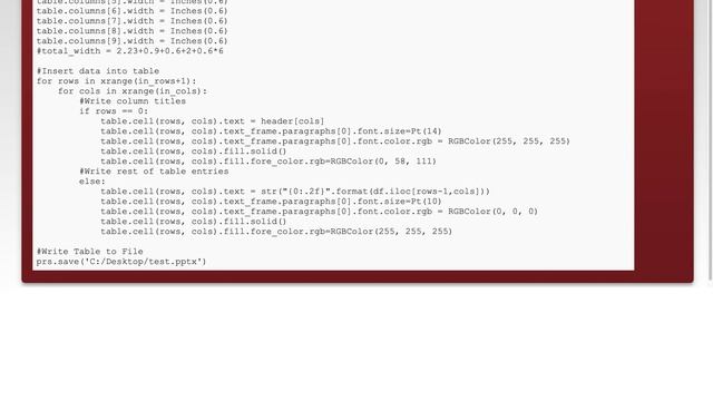 Python-PPTX: Changing table style or adding borders to cells смотреть онлайн