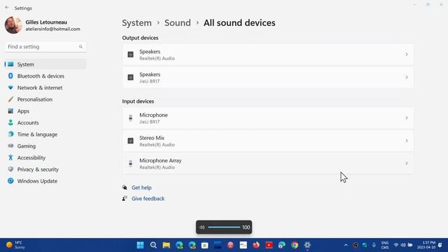 Windows 11 Sound settings app and Control panel app for invisible devices смотреть онлайн