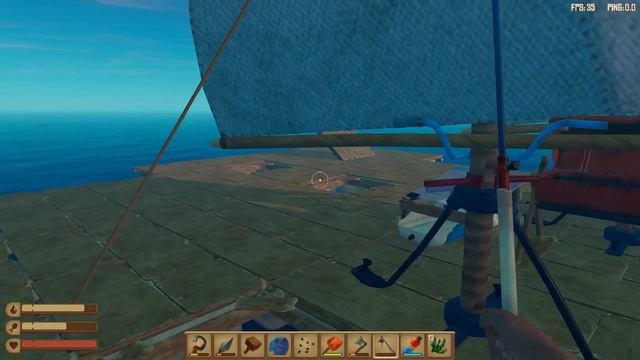 Raft. Релиз. Выживание на плоту. Великий потоп. Спасение нам только снится. №5