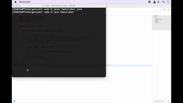 03 JFrame JLabel смотреть онлайн