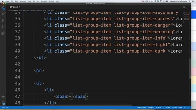 Bootstrap Tutorial 22 - List - Bootstrap tutorial for beginners смотреть онлайн