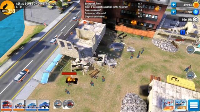 Emergency HQ - Android Gameplay 75 - Employee Takes Hostages and Ariel Bombs On Site смотреть онлайн
