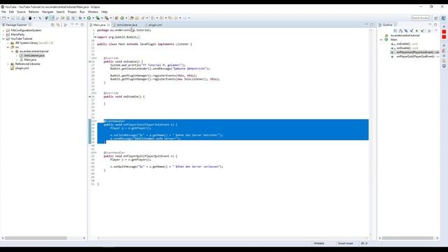 Minecraft Spigot Plugin programmieren #02 | Events, EventPriority und ignoreCancelled смотреть онлайн