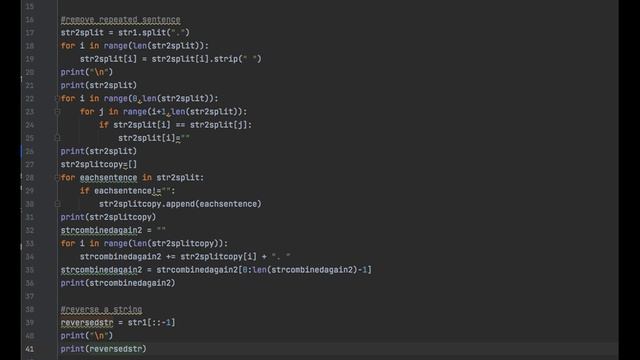 Python example 14 | simple operations on strings смотреть онлайн