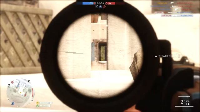 Scout Gameplay on Sinai Desert Domination | Battlefield 1 смотреть онлайн