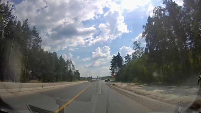 Обгон в зоне действия знака "Обгон запрещен". Ялуторовский тракт смотреть онлайн