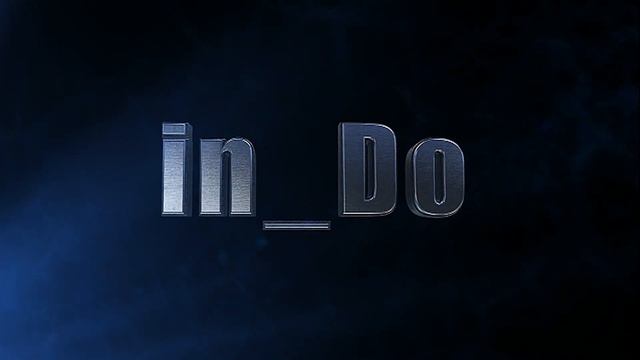Появление-3D трансформация-Огненное исчезновение текста "in_Do" в After Effects смотреть онлайн