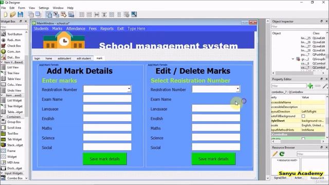 13. Build Complete School Management Software | Python PyQt5 SQL смотреть онлайн