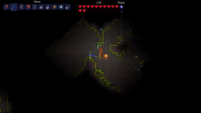 Terraria - My first underground jungle! and how to get there смотреть онлайн