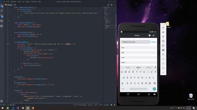 SQLITE + REACT NATIVE | #1 | SELECT & INSERT SUB (ESP/ENG) смотреть онлайн