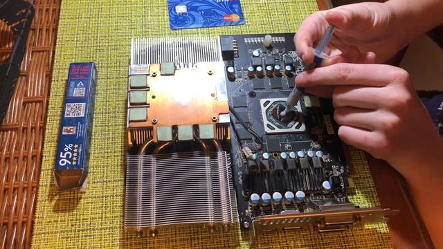 Замена термопасты на RX 480 4gb. смотреть онлайн