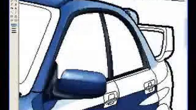 3D машина в paint смотреть онлайн