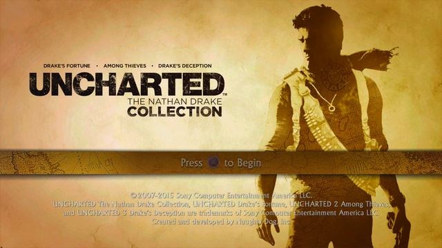 Uncharted: The Nathan Drake Collection Title Screen (PS4) смотреть онлайн