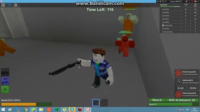 Игра в Roblox Мини режим Зомби апакалипсис смотреть онлайн