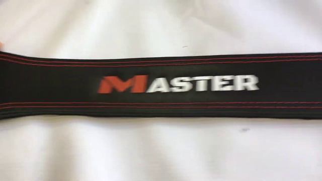 Обзор "Ремень Master для жима с пряжкой зацепом" смотреть онлайн
