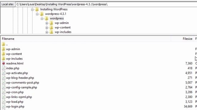 How to upload WordPress to your website using FTP software смотреть онлайн