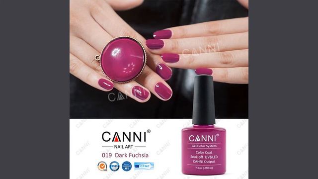 Canni 019 Dark Fuchsia 7.3ml смотреть онлайн