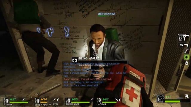 Left 4 dead 2 - Hard rain with all 8 survivors смотреть онлайн