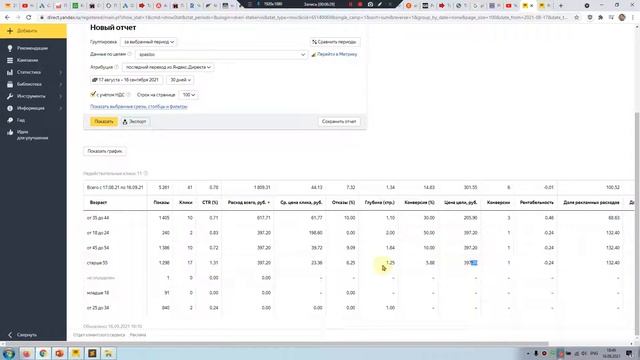 Аудит Яндекс.Директ. Бюджет 10-20к на месяц смотреть онлайн