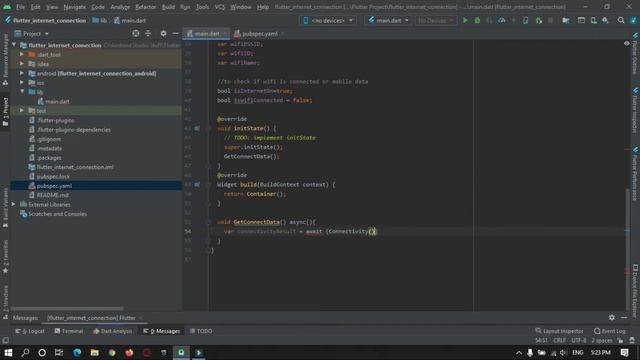 flutter check internet connection connectivity flutter plugin смотреть онлайн