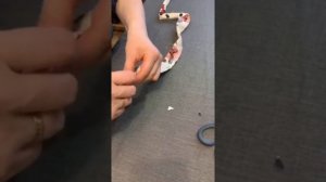 Обработка пояса для фартука