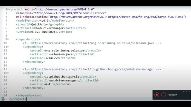 Configure WebDriverManager in Selenium смотреть онлайн