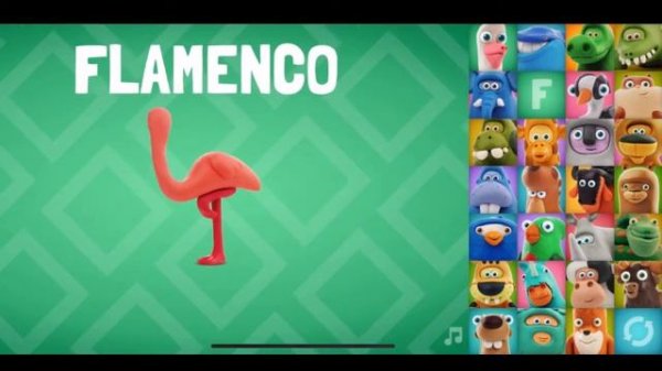 ABC Talking animales enseñan el alfabeto. Plastilina ALFABETO Español  Spanish Алфавит на Испанском