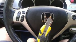 Замена шильдика на руле у хонды