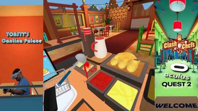 Clash Of Chefs - Quest 2 Gameplay - I Can't Believe I Punched My Wall #clashofchefs #quest2 #oculus