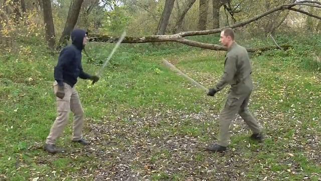 Меч и сабля. Тренировочный спарринг смотреть онлайн