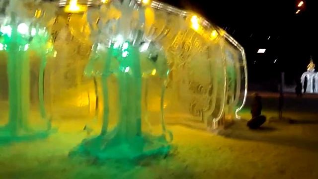 Китайский ледяной городок в Перми. Зима 2018/2019. смотреть онлайн