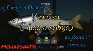 #рр4 оз.Старый Острог Уклейка (фарм живца) 26.05