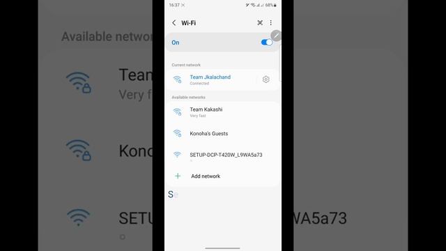 Setting up the WiFi on Brother DCP-T420W using Android Phone смотреть онлайн