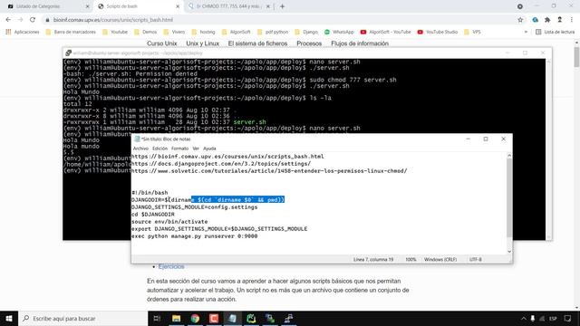 Curso de Deploy Django | Creación de un archivo bash para correr nuestro server de django | Video 1 смотреть онлайн