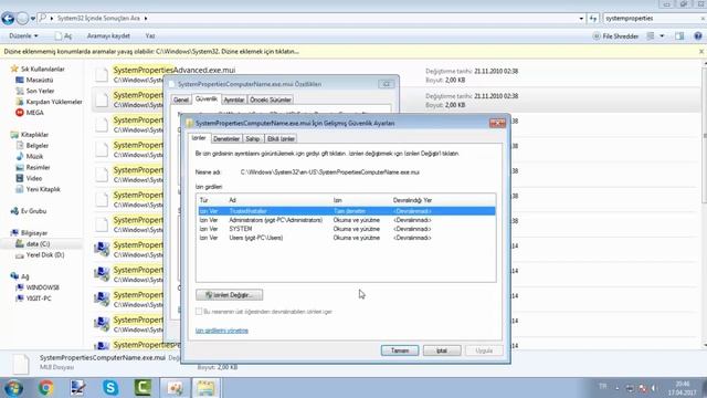 Systempropertiescomputername.exe Hatası Çözümü