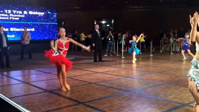 Girl's Solo-12yrs and below Samba Semifinal-BD Dance World Superstars at Fairmont Hotel 23/7/16 смотреть онлайн