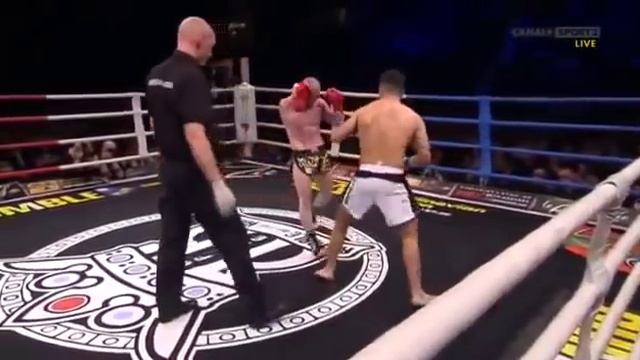 К 1 Супербой!Джабар Аскеров против Шахида Эль Хаджа K 1  Fight  Dzhabar Askerov Vs Chahid El Hadj
