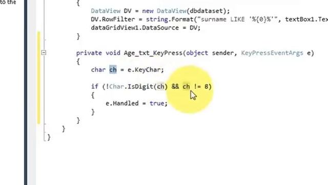 C# Tutorial 57: TextBox which accepts only numbers in C# смотреть онлайн