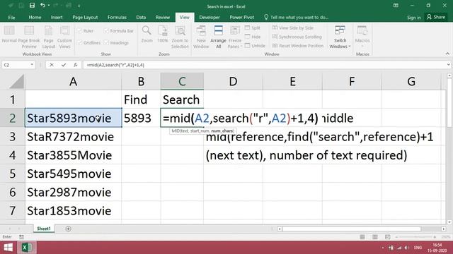 Search in excel sheet | find formula for multiple numbers | Excel Tutoring смотреть онлайн