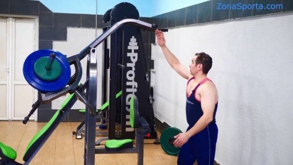 Тренажер Хаммер для груди и спины ProfiGym ТДХ-0170-DE обзор