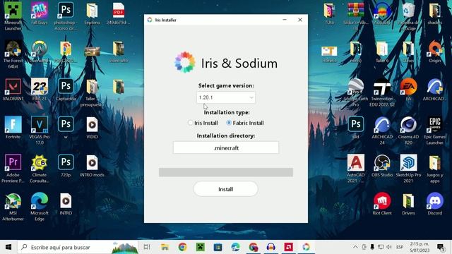 CÓMO INSTALAR MODS y SHADERS en MINECRAFT 1.20.1 (a la vez)| Iris & Sodium+ Fabric |JourneyMap| 202 смотреть онлайн