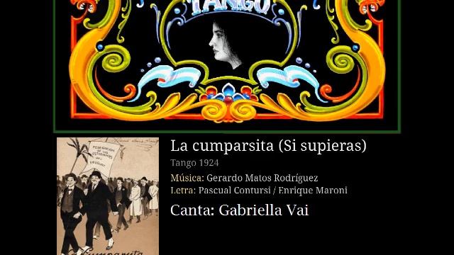 Gabriella Vai - Tango - La cumparsita смотреть онлайн