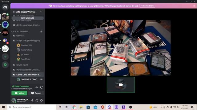 Magic the gathering Commander Game fun on the Elite wolf discord! смотреть онлайн