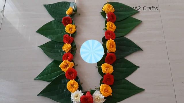 10 Budget Friendly Varamahalakshmi Pooja Decoration Ideas | Betel Leaf Decoration Ideas | A2 Craft смотреть онлайн