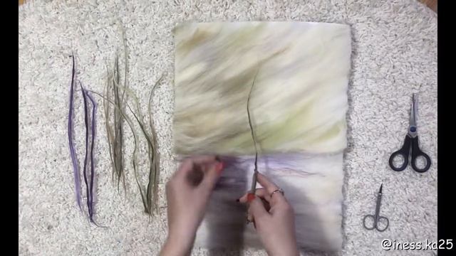 КАРТИНЫ ИЗ ШЕРСТИ | ПОШАГОВЫЙ МАСТЕР-КЛАСС ДЛЯ НАЧИНАЮЩИХ смотреть онлайн