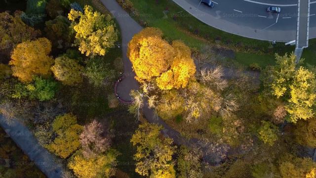 Aero, Kyiv, Autumn, Park Of Glory, Metro Bridge, Pechersk Lavra
